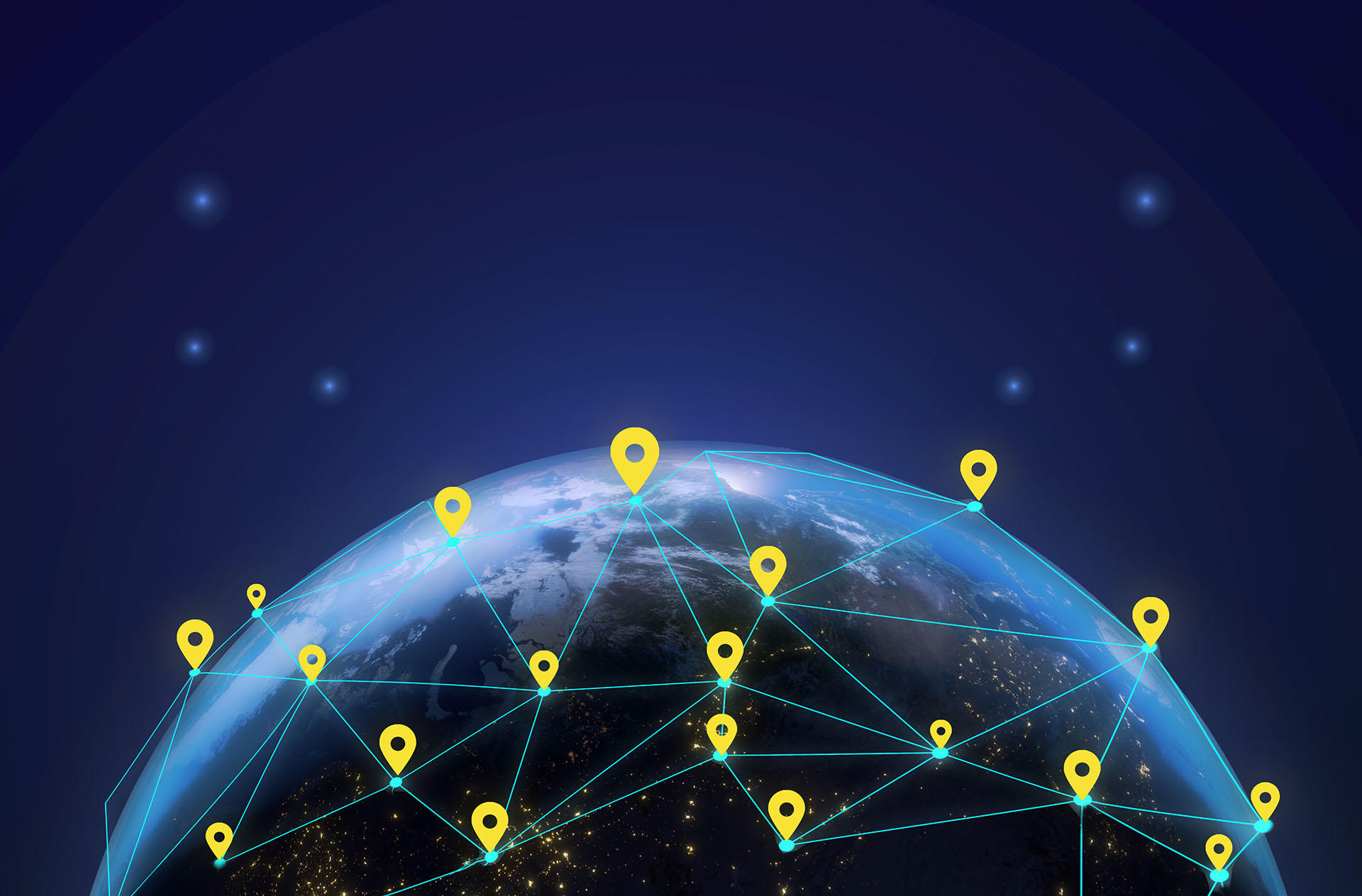 People connecting in a city